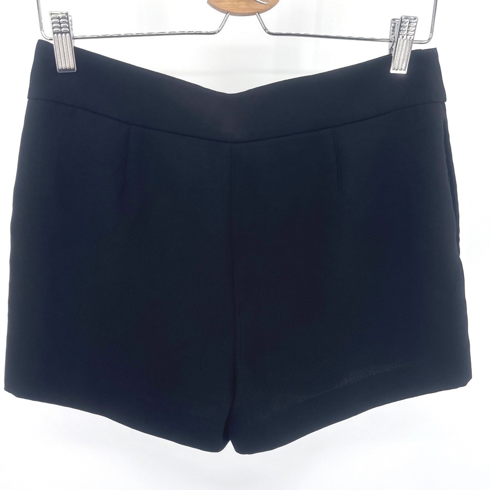 J.Crew Womens Black Wrap Front Skort Women's Size 4 Mini Skirt Shorts - Picture 5 of 6